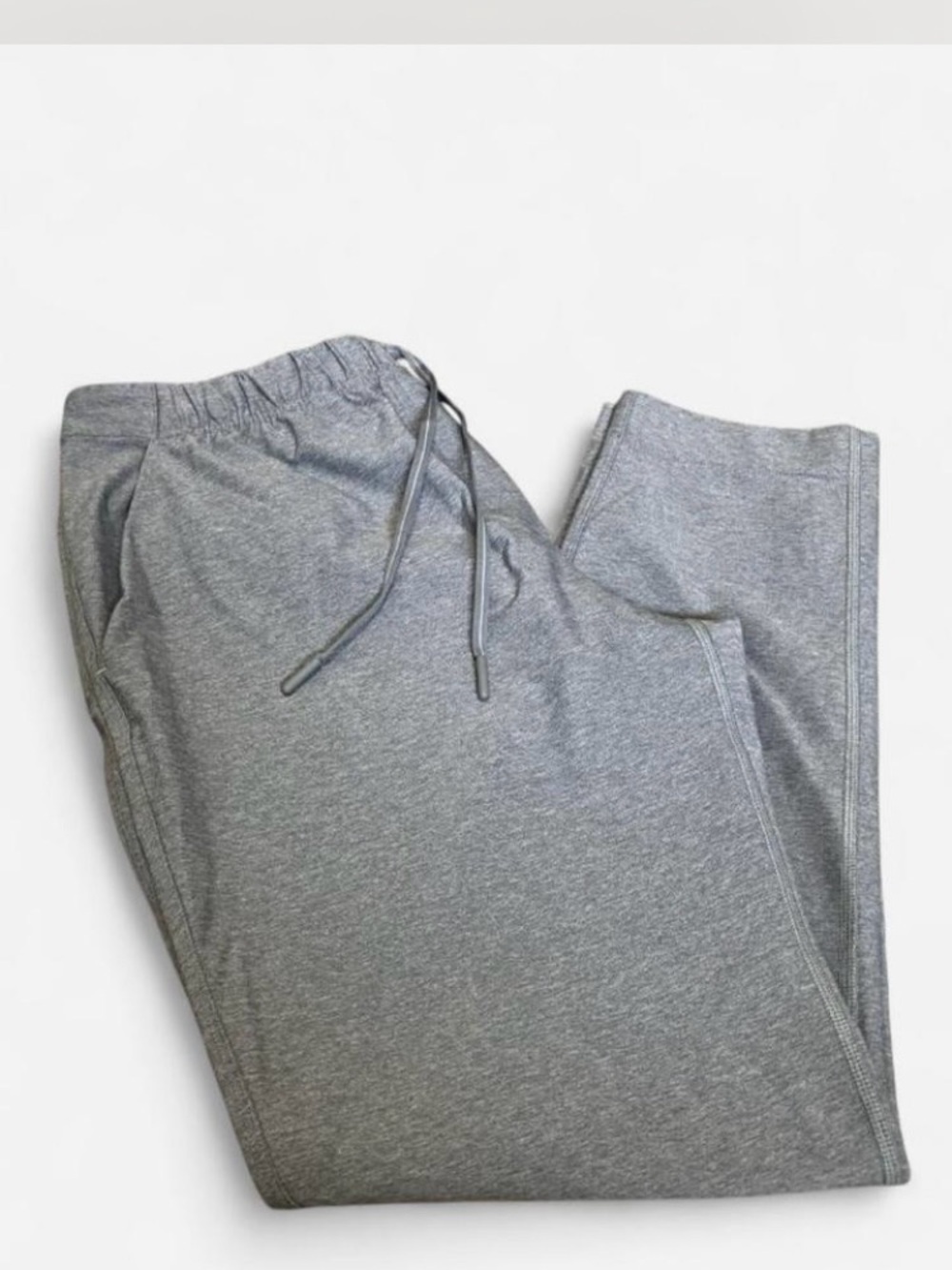 Lululemon Heather Gray Drawstring Athletic Lounge Travel Pant Women’s Size 4